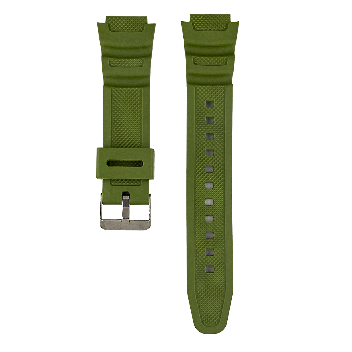 P7011S.18.11-PULSO PVC VERDE MILITAR #18