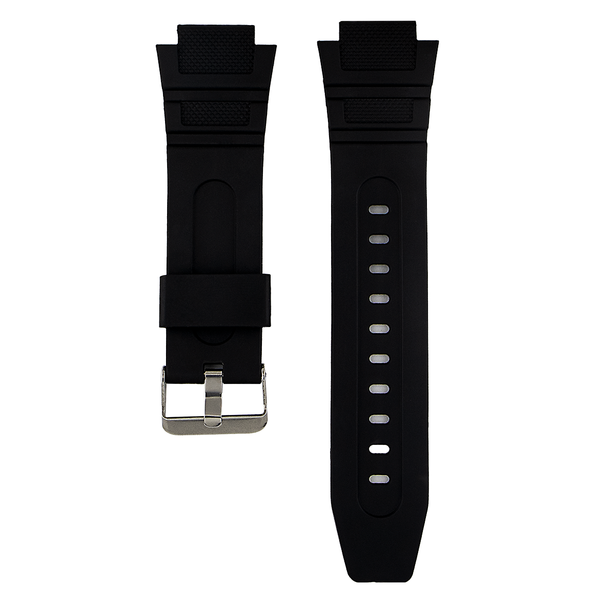P7012S.18.1-PULSO PVC NEGRO HEBILLA METAL #18