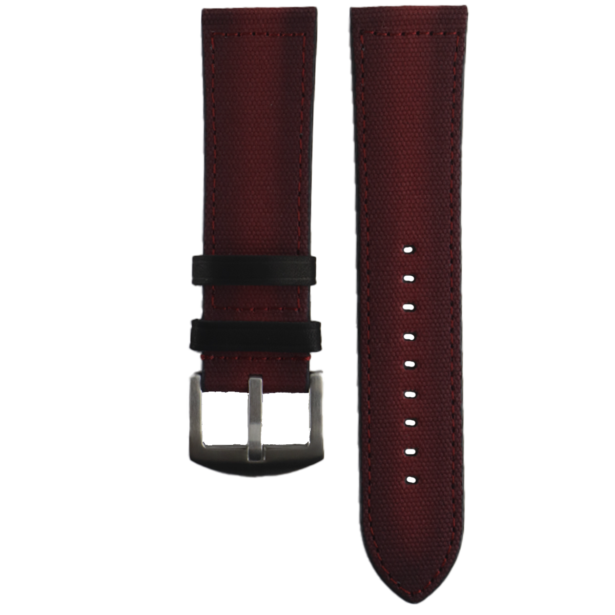 PNYSC.22.606C-PULSO PEGASO NYLON ROJO B. PISA P.CUERO