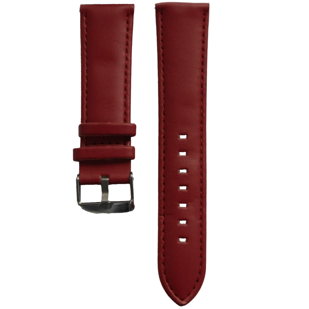 Q011SC.12.6-PULSO PEGASO CUERO ABOLLONADO ROJO ROJO #12