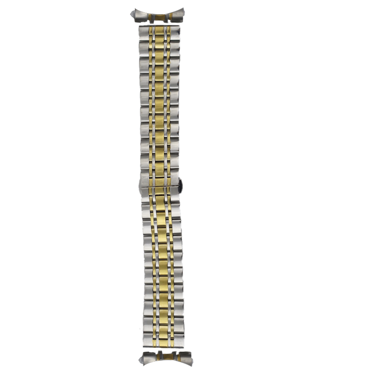 ST005SG.24-PULSO METAL ACERO SOLIDO BICOLOR DORADO