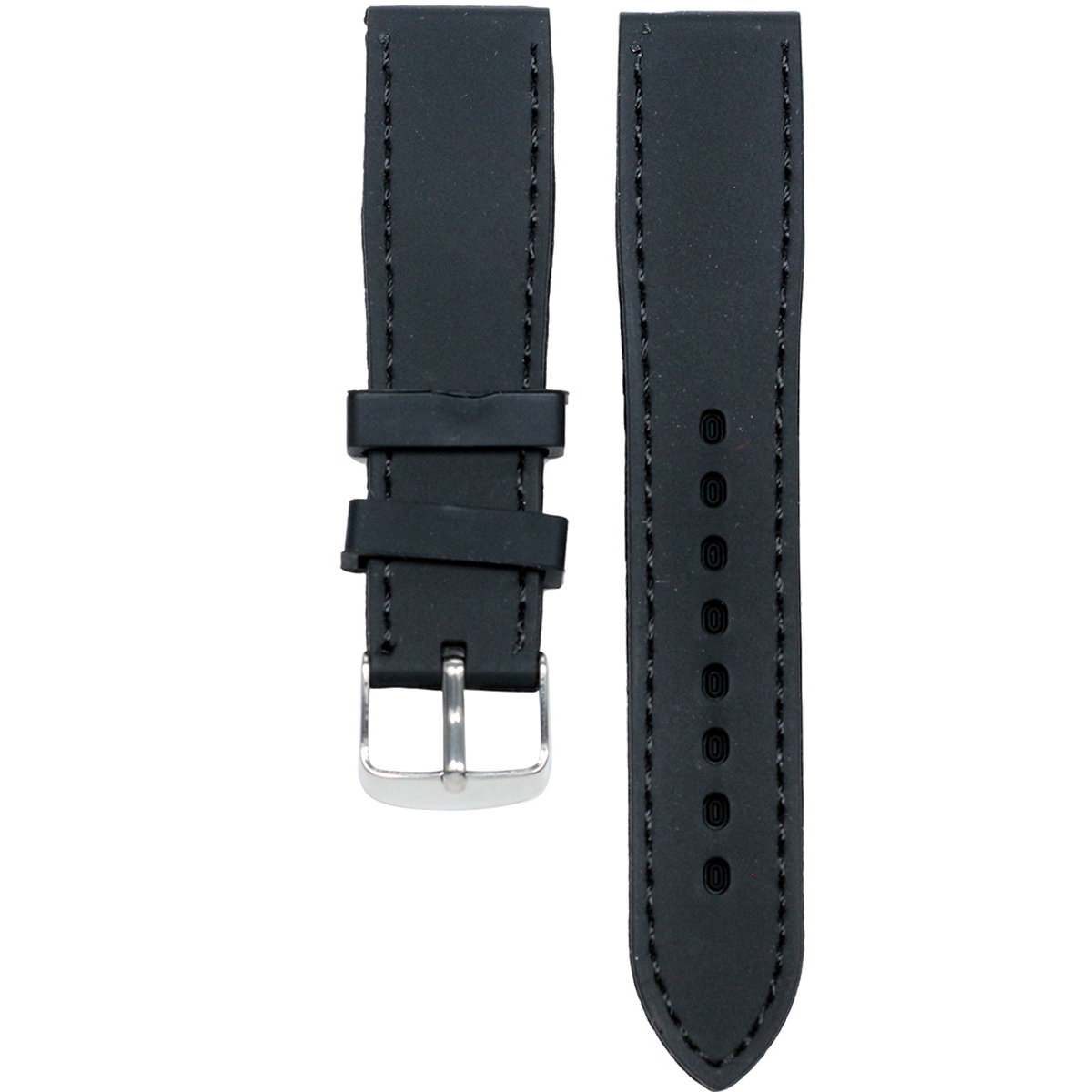 ST18SK.20.101-PULSO SILICONA NEGRO HILO NEGRO #20