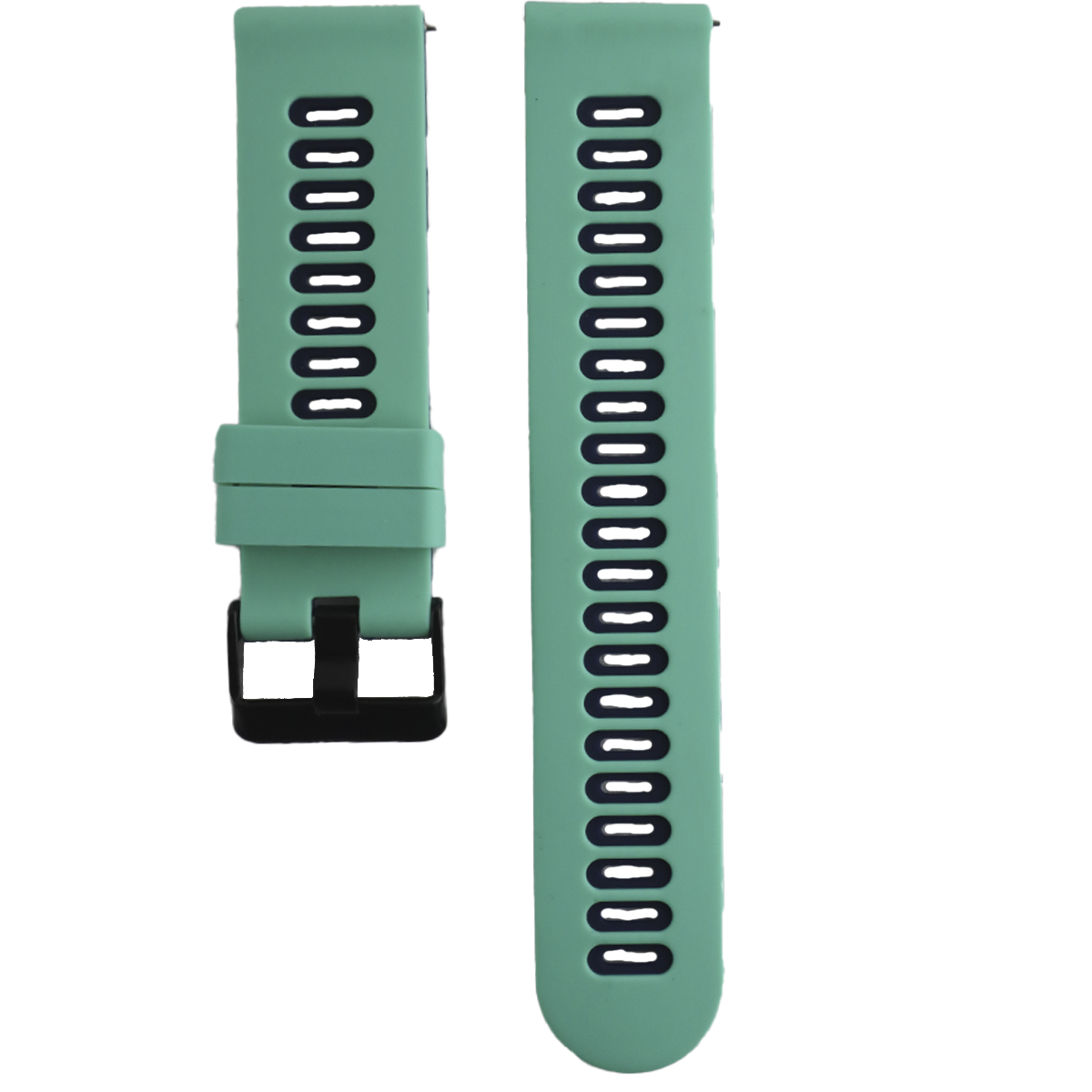 ZC001BK.22.0916-PULSO SILICONA ANTI-POLVO AZUL TURQUEZA CON AZUL OSCURO #22