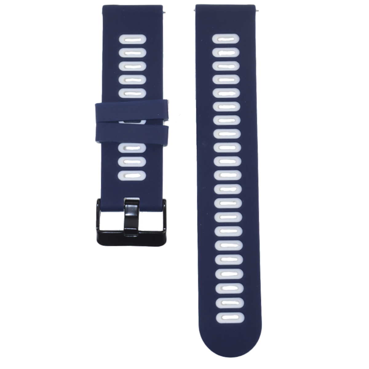 ZC001BK.20.1622-PULSO SILICONA ANTI-POLVO AZUL OSCURO CON BLANCO #20