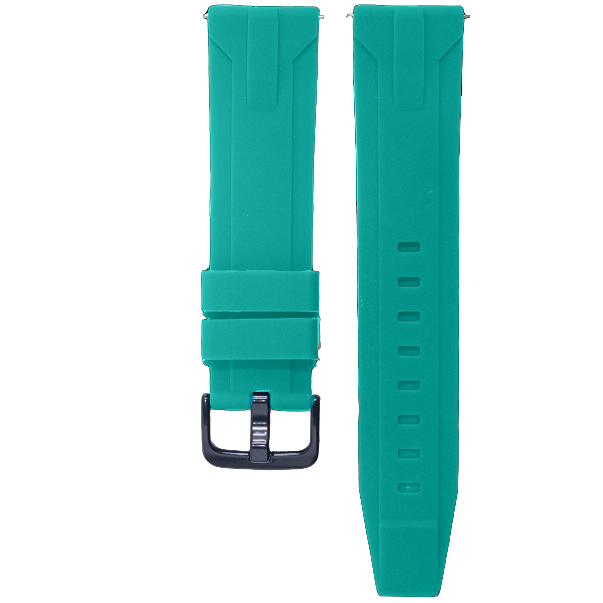 ZC011BK.22.9V-PULSO SILICONA VERDE AZUL ANTI-POLVO CON PASADOR #22