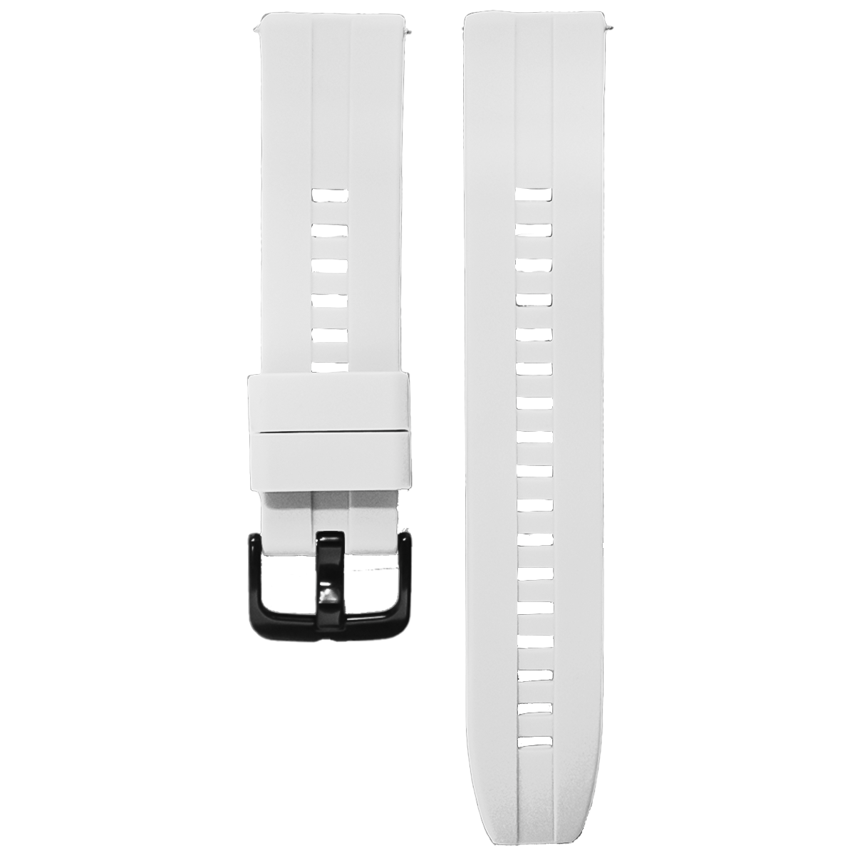 ZC012BK.20.22-PULSO SILICONA BLANCA ANTI-POLVO CON PASADOR #20