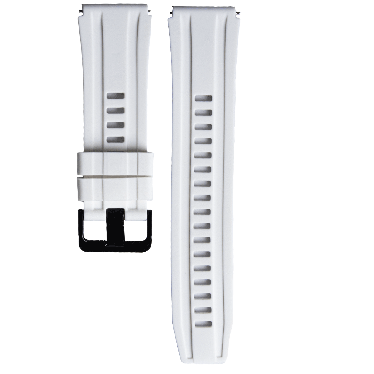 204BK.22.22-PULSO SILICONA CON PASADOR  BLANCO #22
