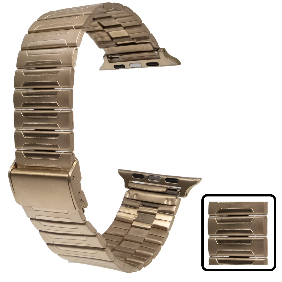 HWRG.22X35-PULSO ACERO ORO ROSA # 22X35 MM