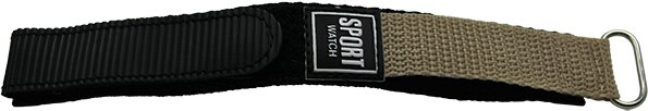 NL446S.20.104-PULSO NYLON ESTERIZO NEGRO/BRANDY #20