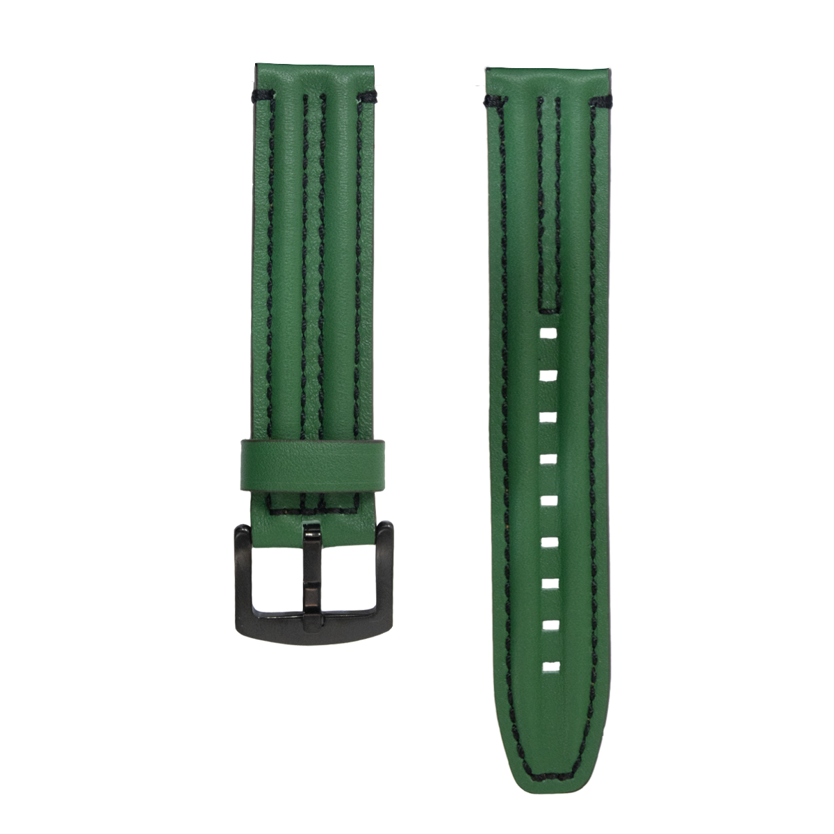 P7A1K1ABK.20.1101-PULSO PEGASO CUERO 2AB. VERDE HILO NEGRO # 20