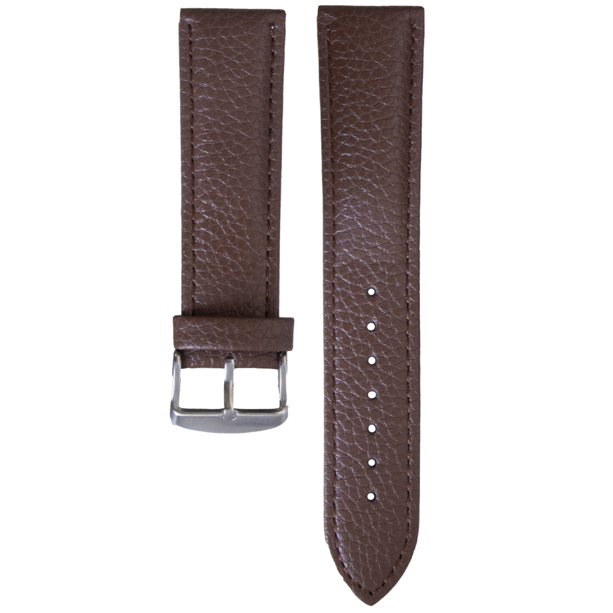PM2004AS.12.202-PULSO PEGASO CUERO ABOLLONADA MARRON HILO MARRON  # 12