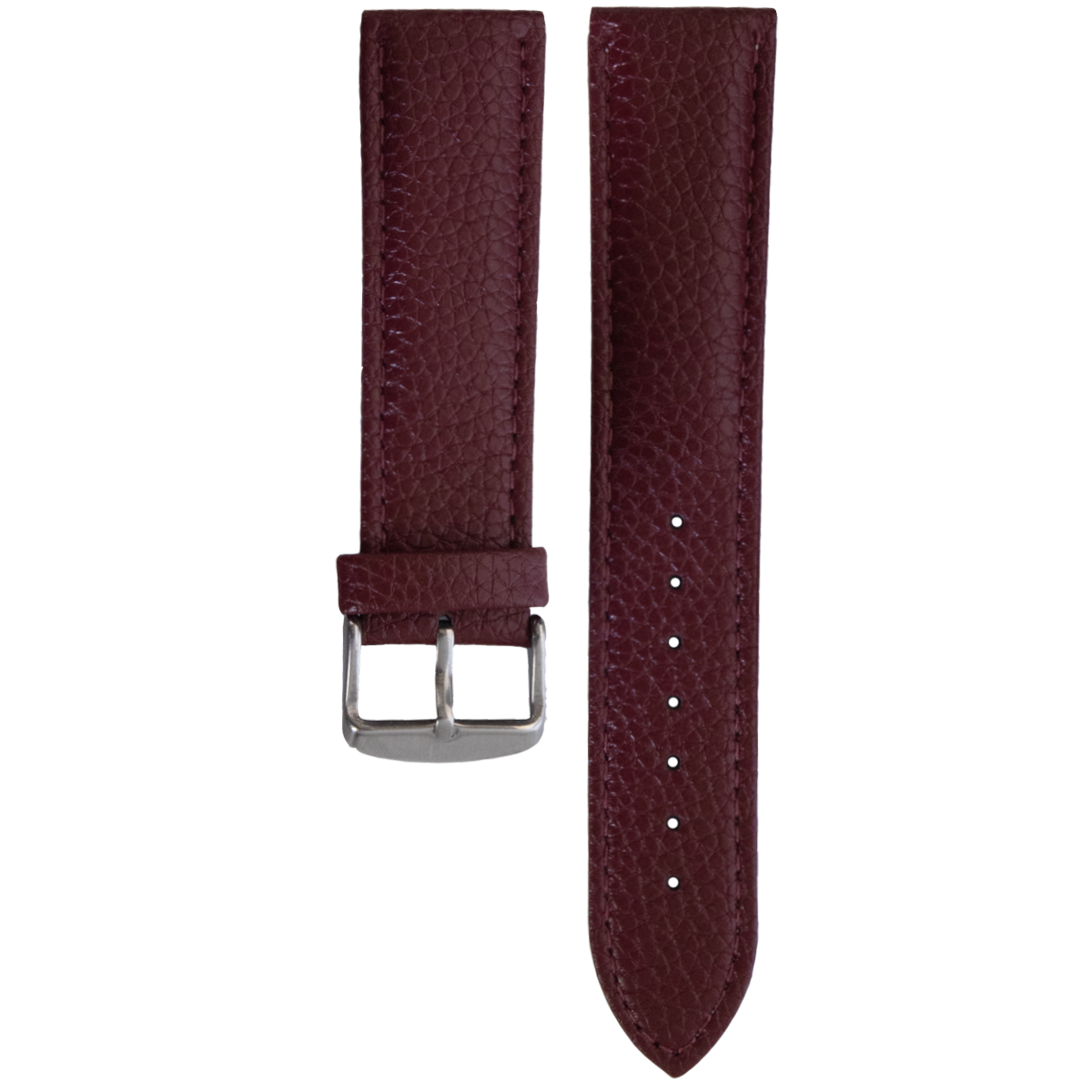PM2004AS.12.808-PULSO PEGASO CUERO ABOLLONADA VINO HILO VINO # 12