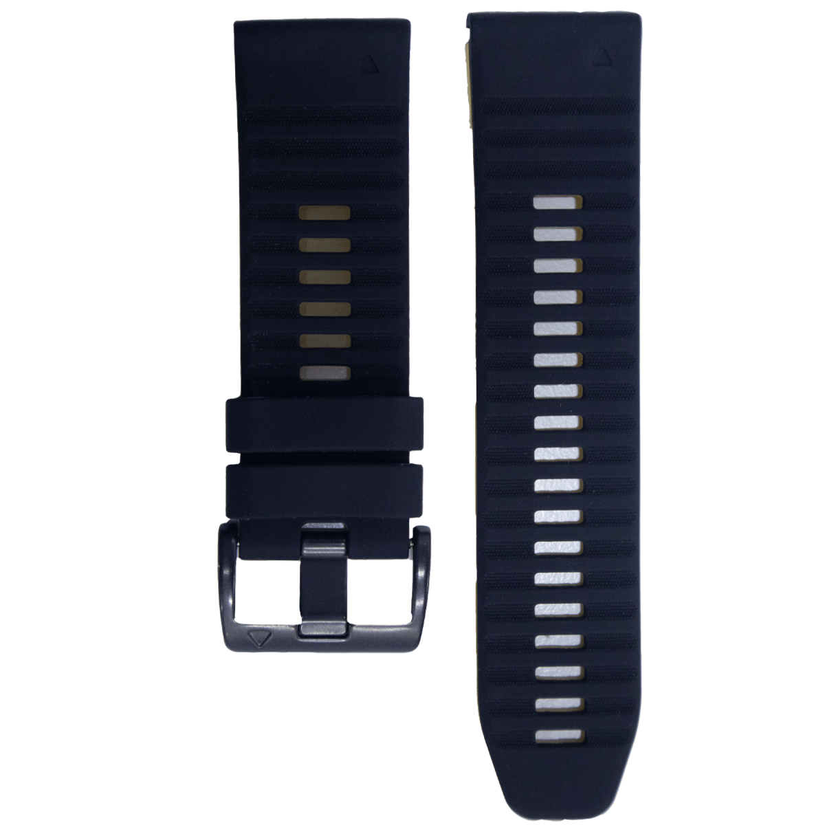 CNXBK.22.0110-PULSO SILICONA GM. NEGRO CON AMARILLO # 22