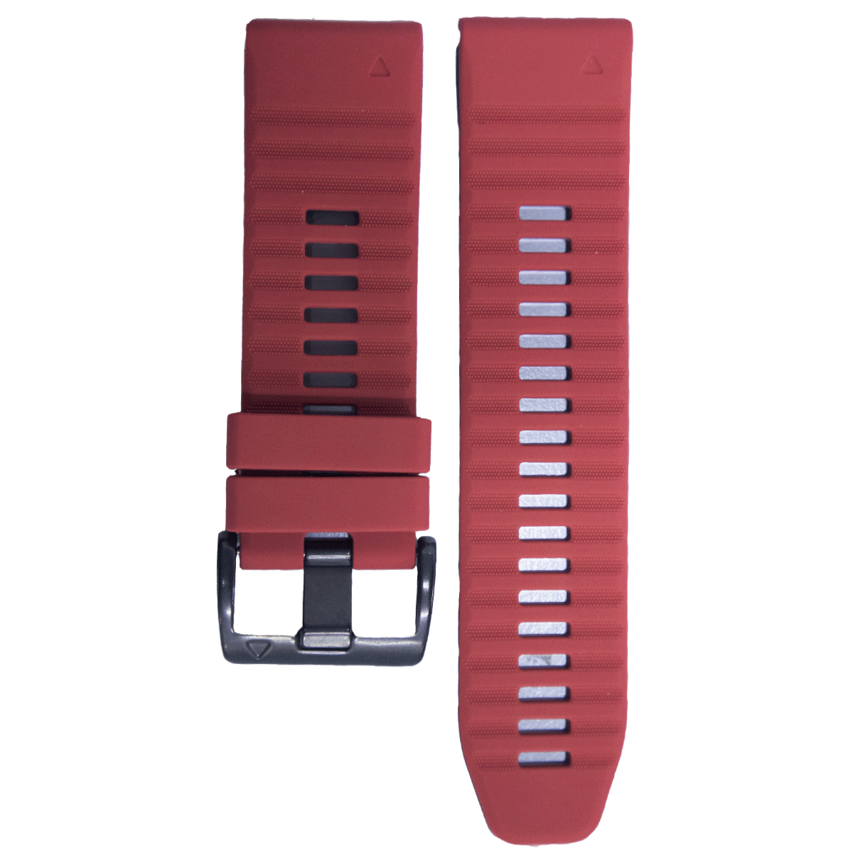 CNXBK.22.0601-PULSO SILICONA GM. ROJO CON NEGRO # 22