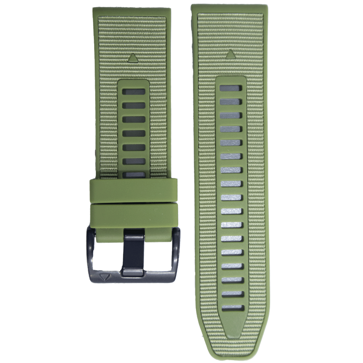 F7LBK.22.11-PULSO SILICONA LONA GM. VERDE MILITAR #22