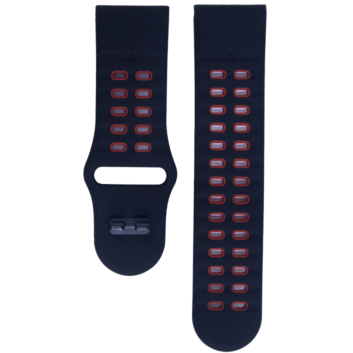 FEN.22.0106-PULSO SILICONA GM. ROJO CON NEGRO # 22