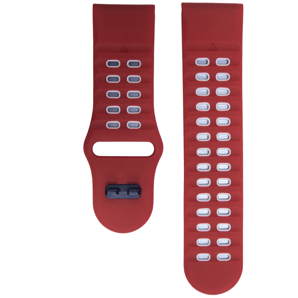 FEN.22.0605-PULSO SILICONA GM. ROJO CON CACQUI # 22