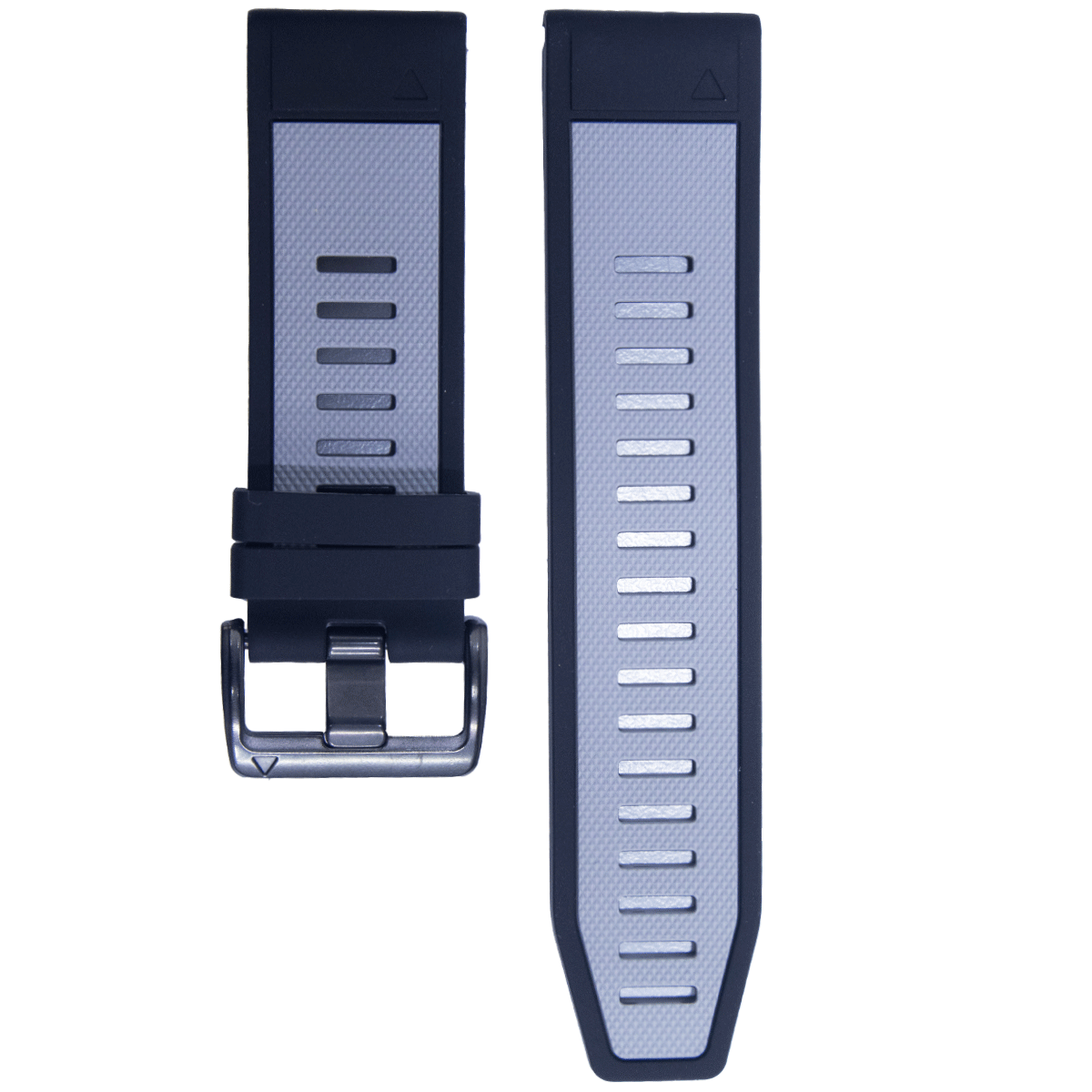 FGFBK.22.0107-PULSO SILICONA GM. NEGRO CON GRIS  # 22