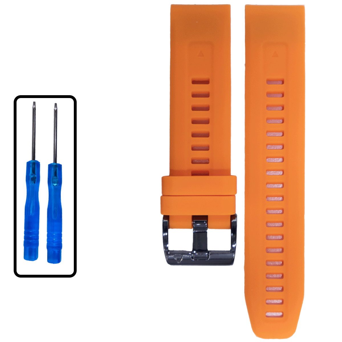 GM001BK.22.19-PULSO SILICONA GM. NARANJA #22