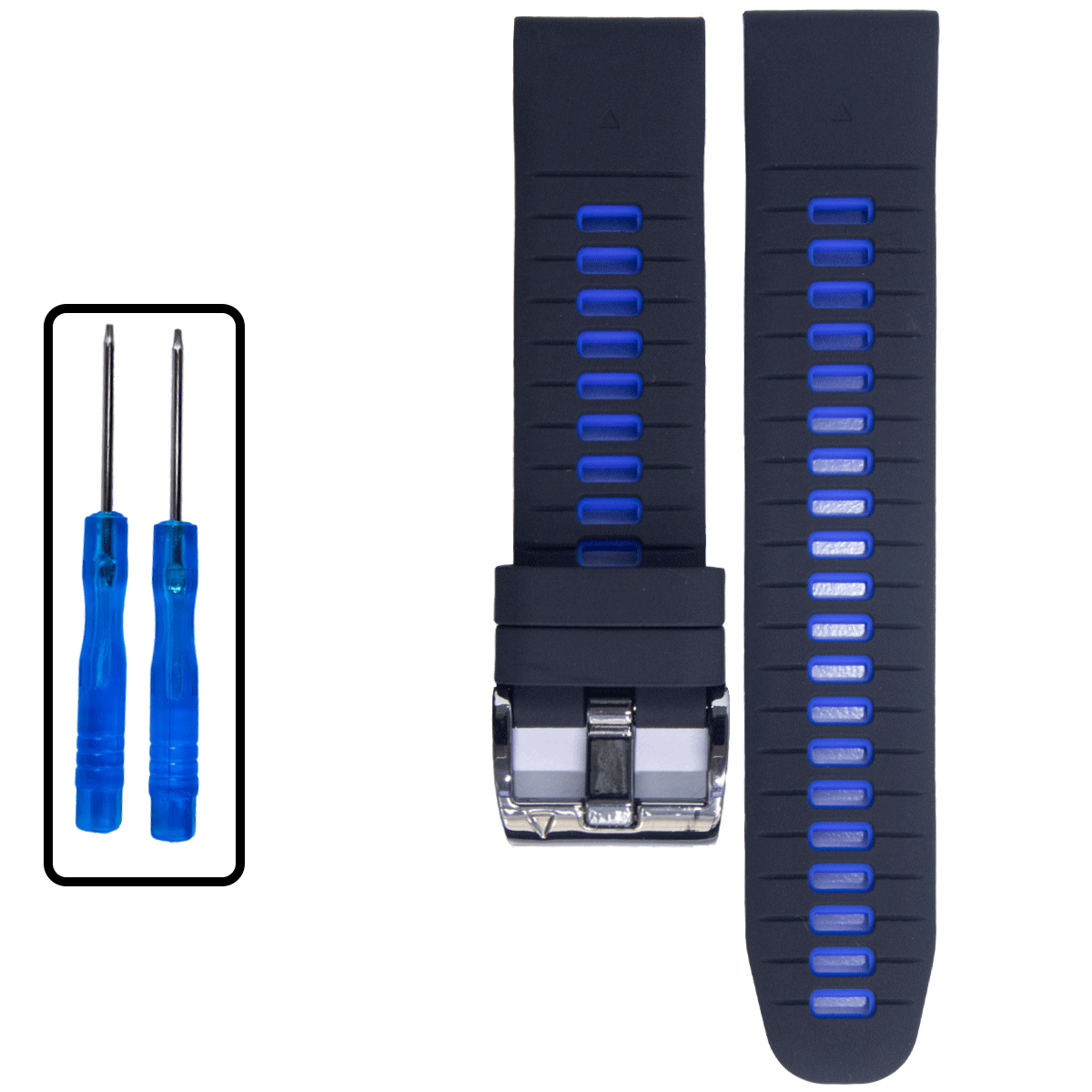 GM002BK.22.0116-PULSO SILICONA GM. NEGRO ROJO #22