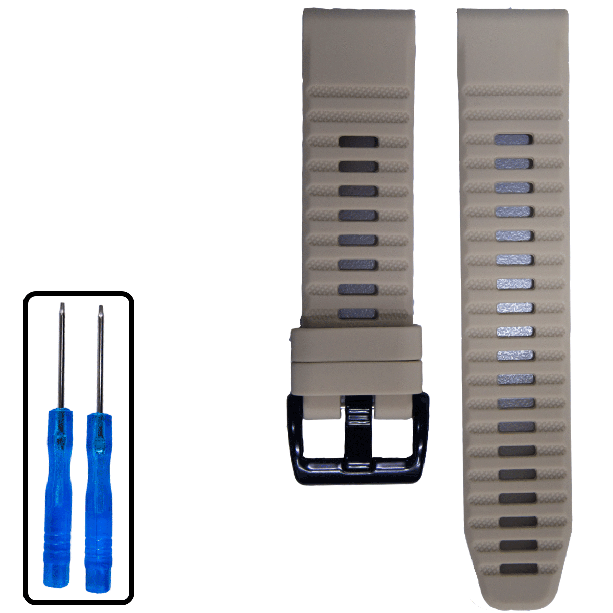 GM003BK.22.5-PULSO SILICONA GM. CAQUI #22