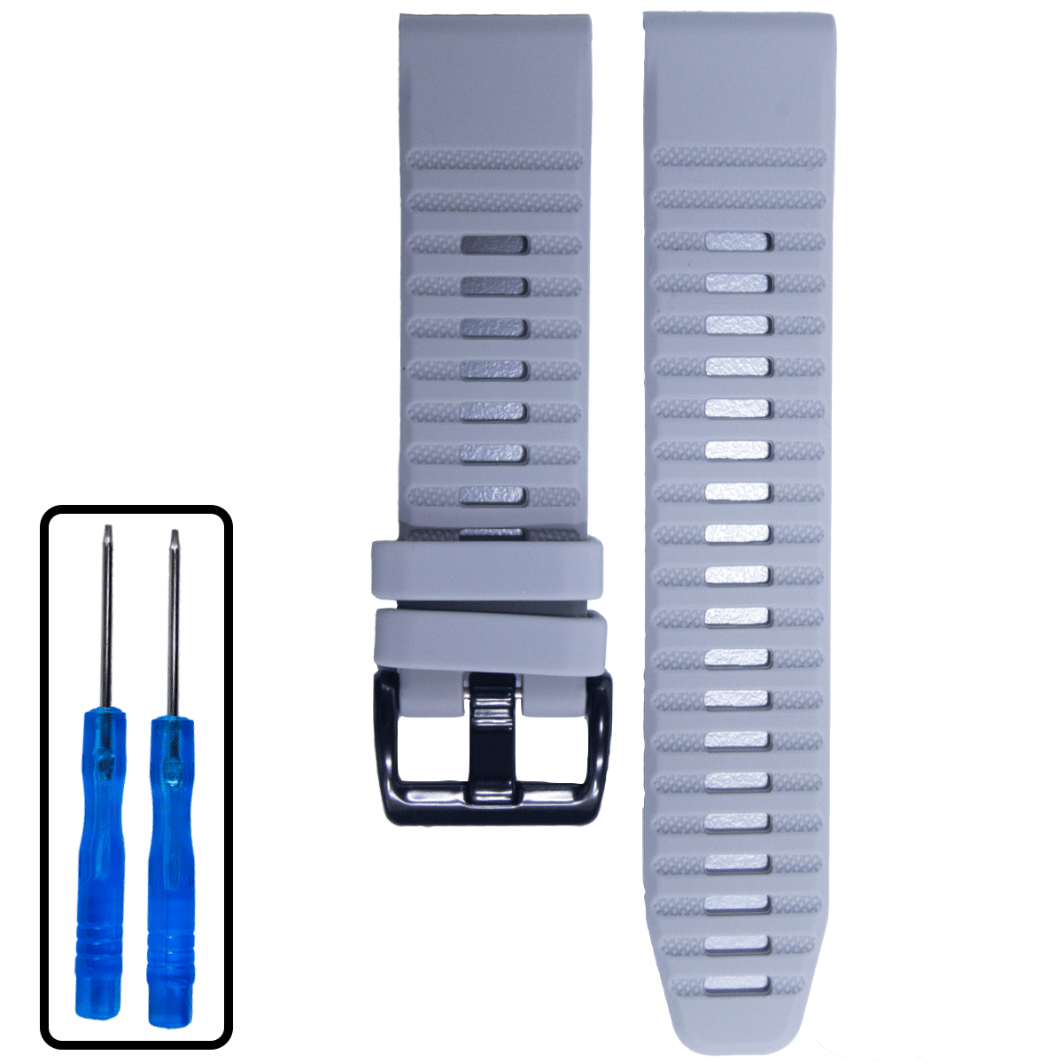 GM003BK.22.7-PULSO SILICONA GM. GRIS #22