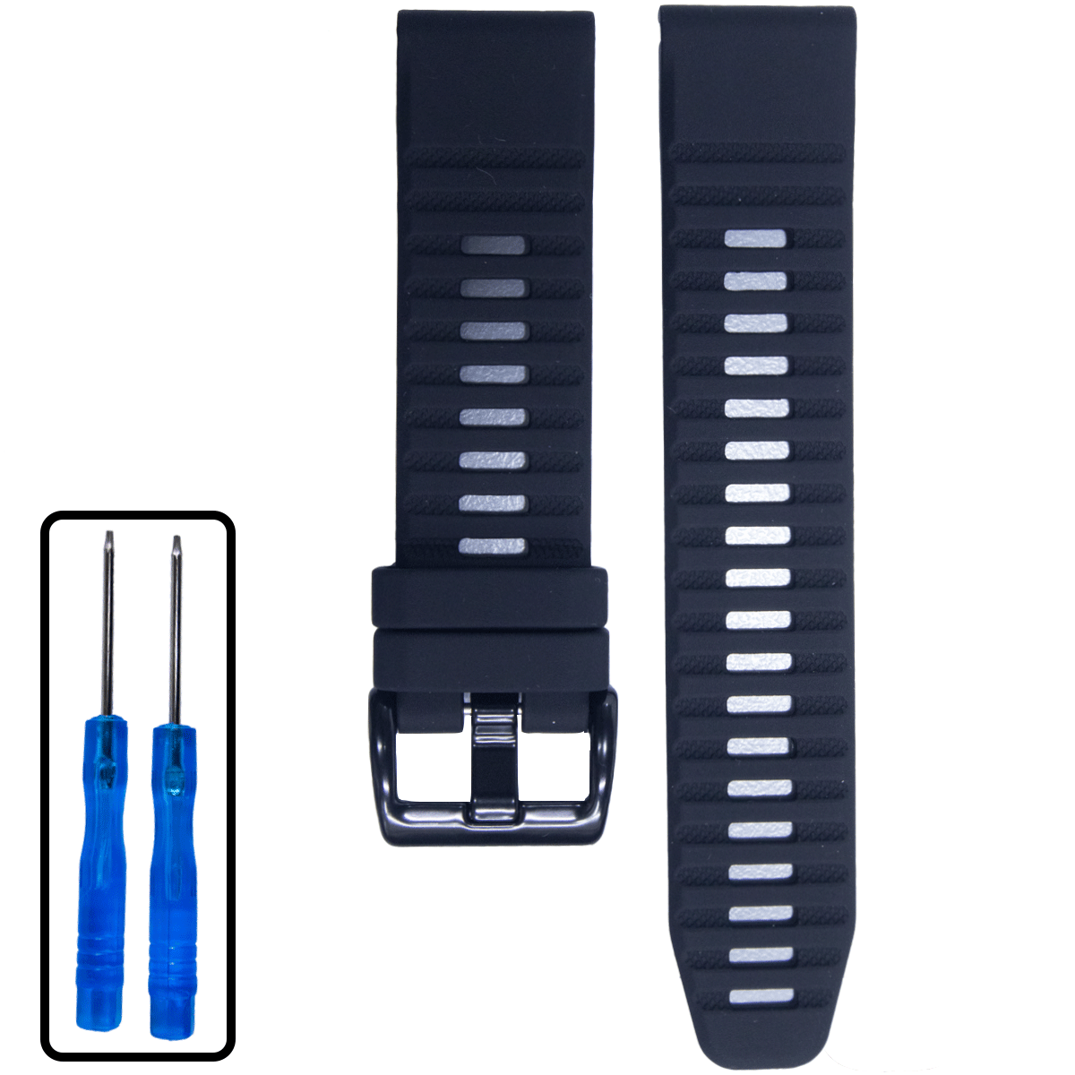GM004BK.22.1-PULSO SILICONA GM NEGRO #22