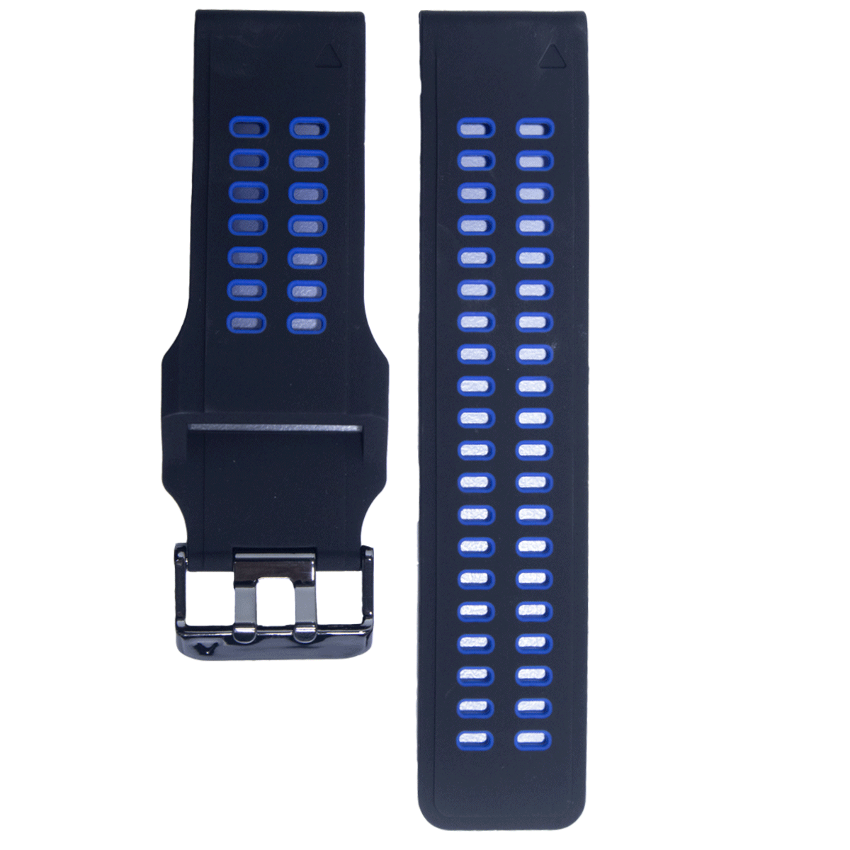 GM006BK.22.0113-PULSO SILICONA GM. NEGRO AZUL REY # 22