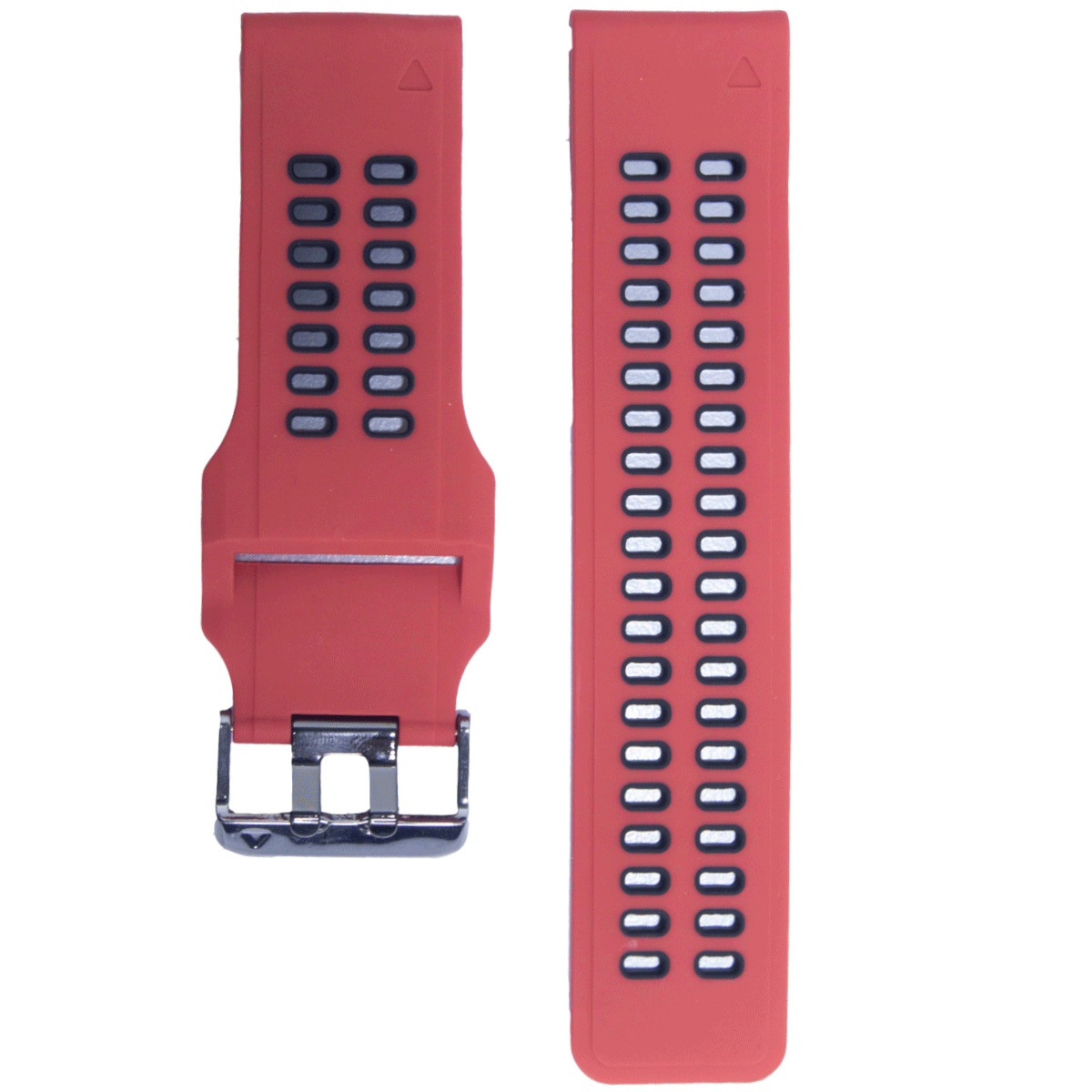 GM006BK.22.0601-PULSO SILICONA GM. ROJO NEGRO # 22