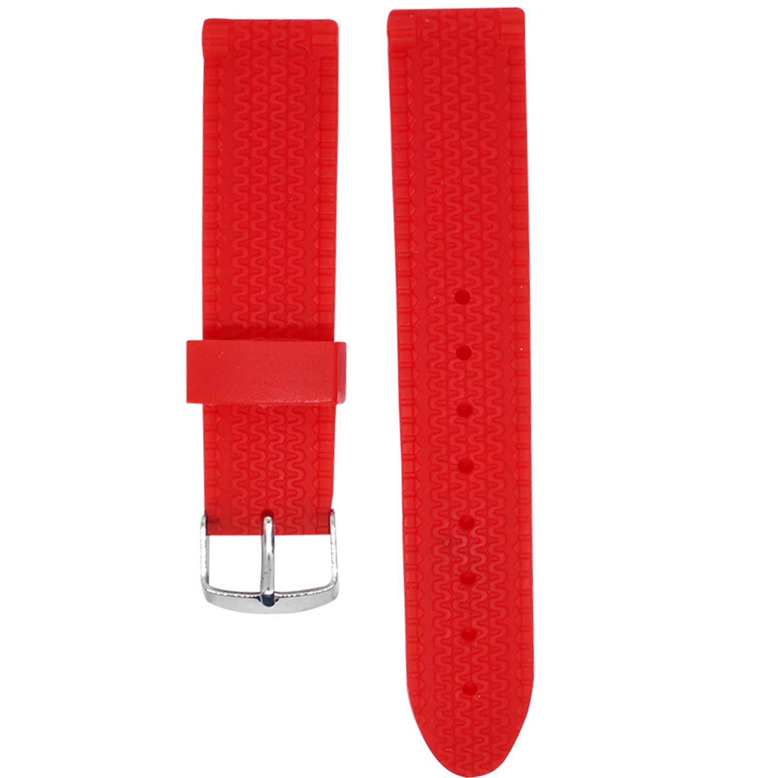 MS06.24.6-PULSO PEGASO SILICONA ROJA #24