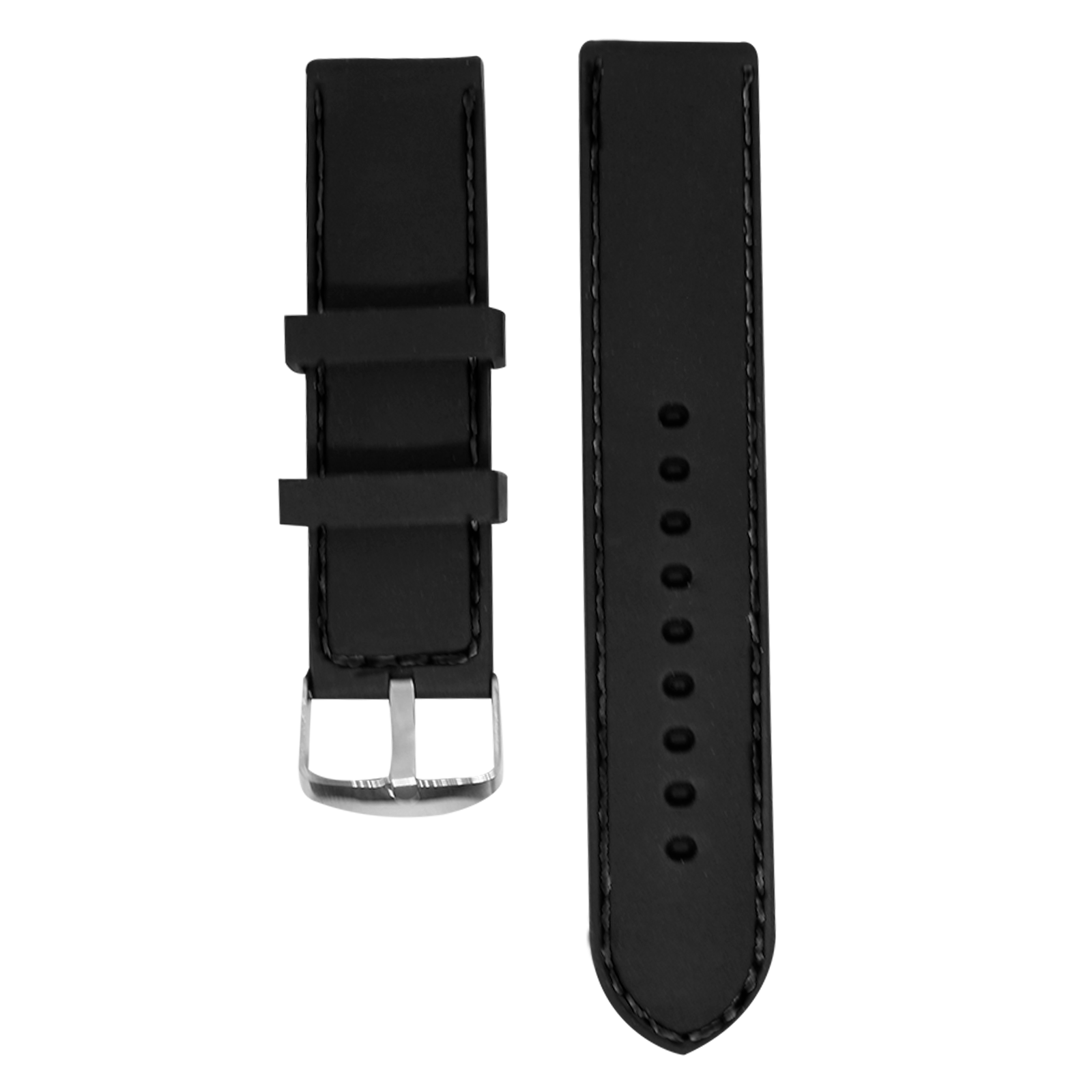 MS14.20.1-PULSO PEGASO SILICONA NEGRO LISO #20