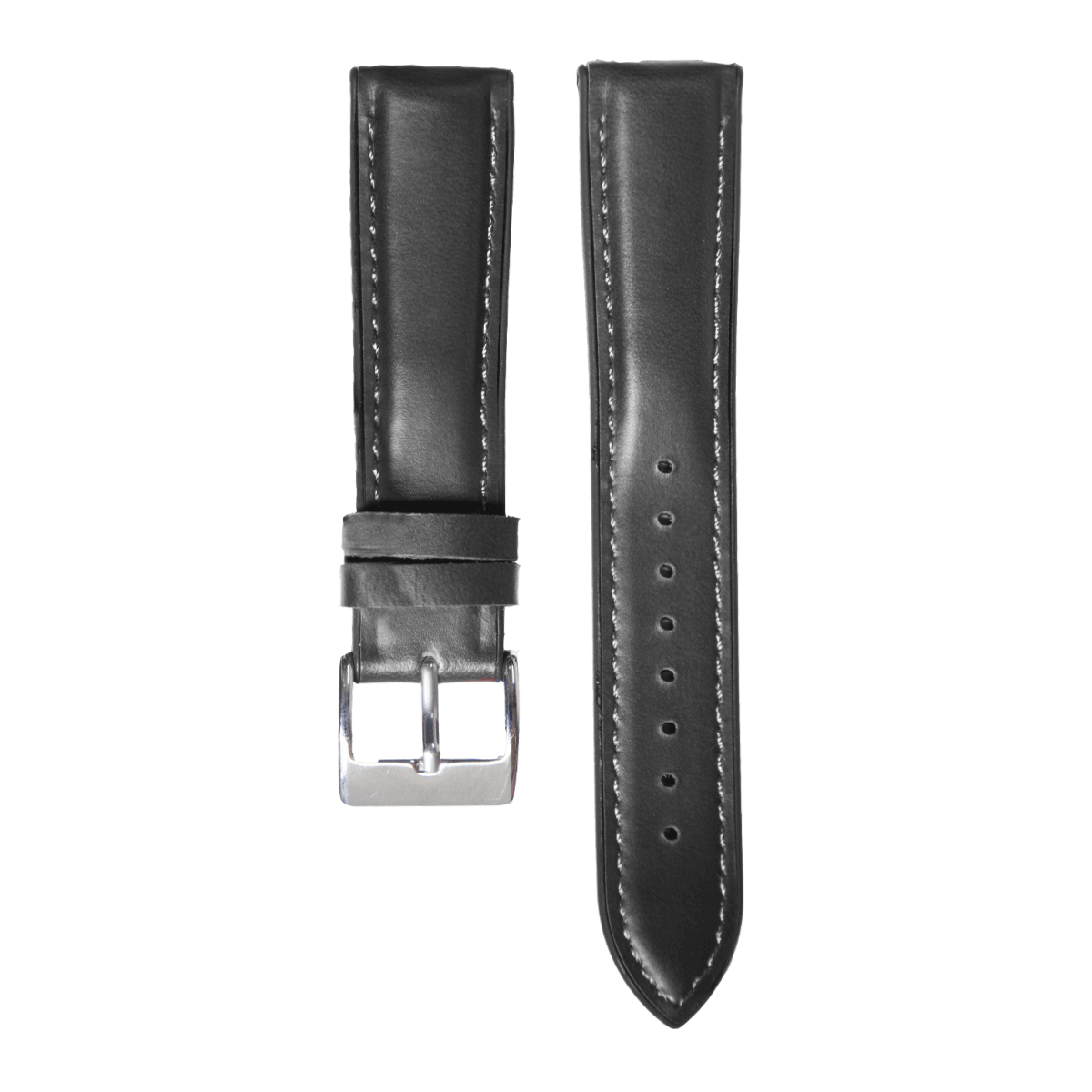 P890SC.20.101-PULSO PEGASO CUERO SILICONA NEGRA # 20