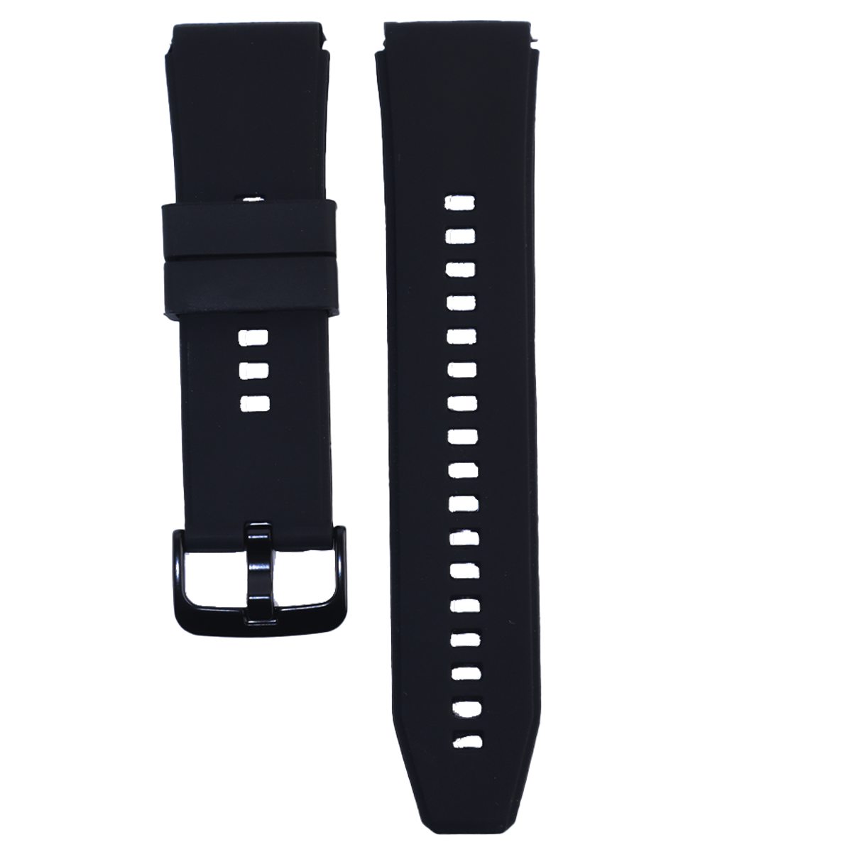 ZC002BK.22.1-PULSO SILICONA ANTI.POLVO NEGRO CON PASADOR #22