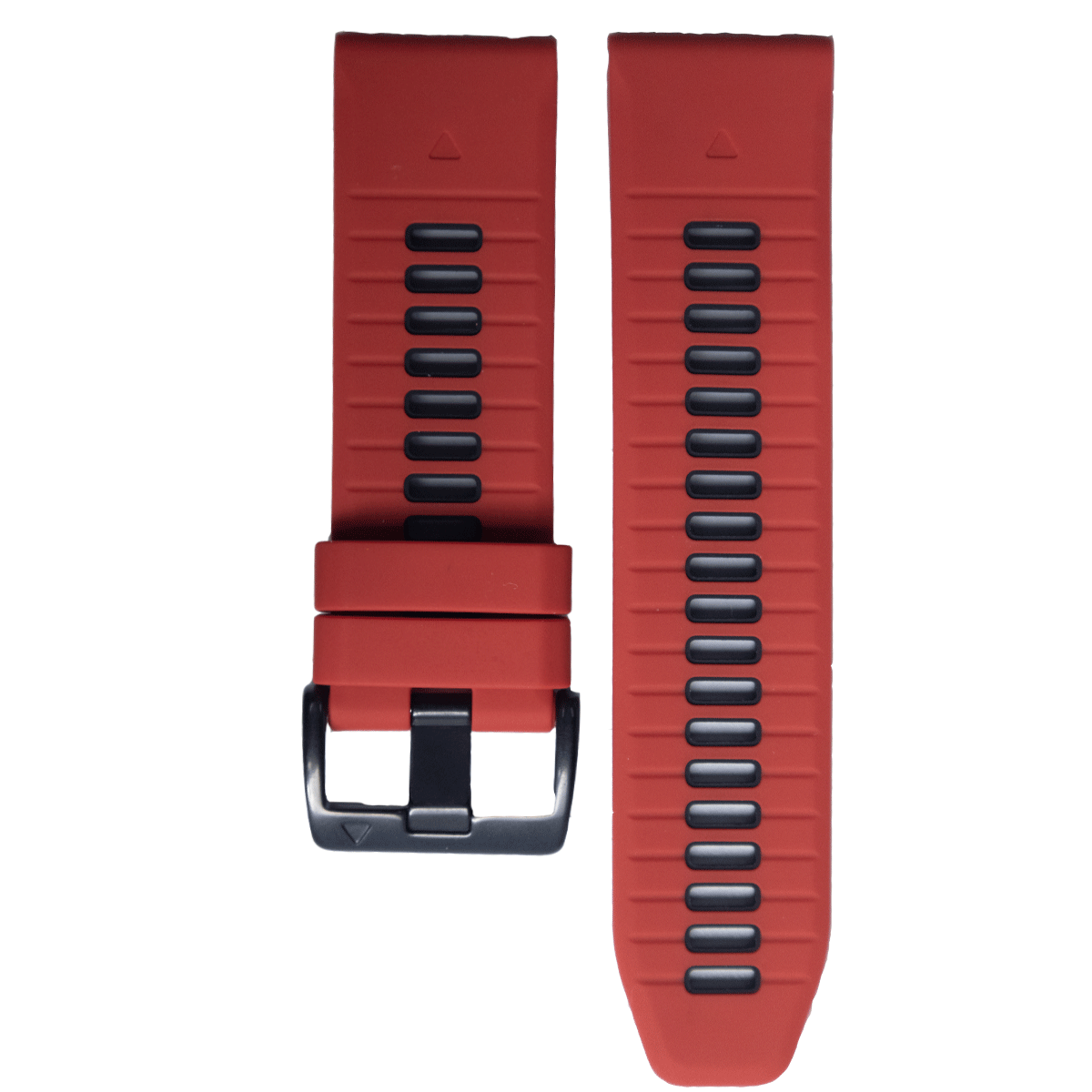 F7-19BK.22.0601-PULSO SILICONA GM. ROJO CON NEGRO # 22