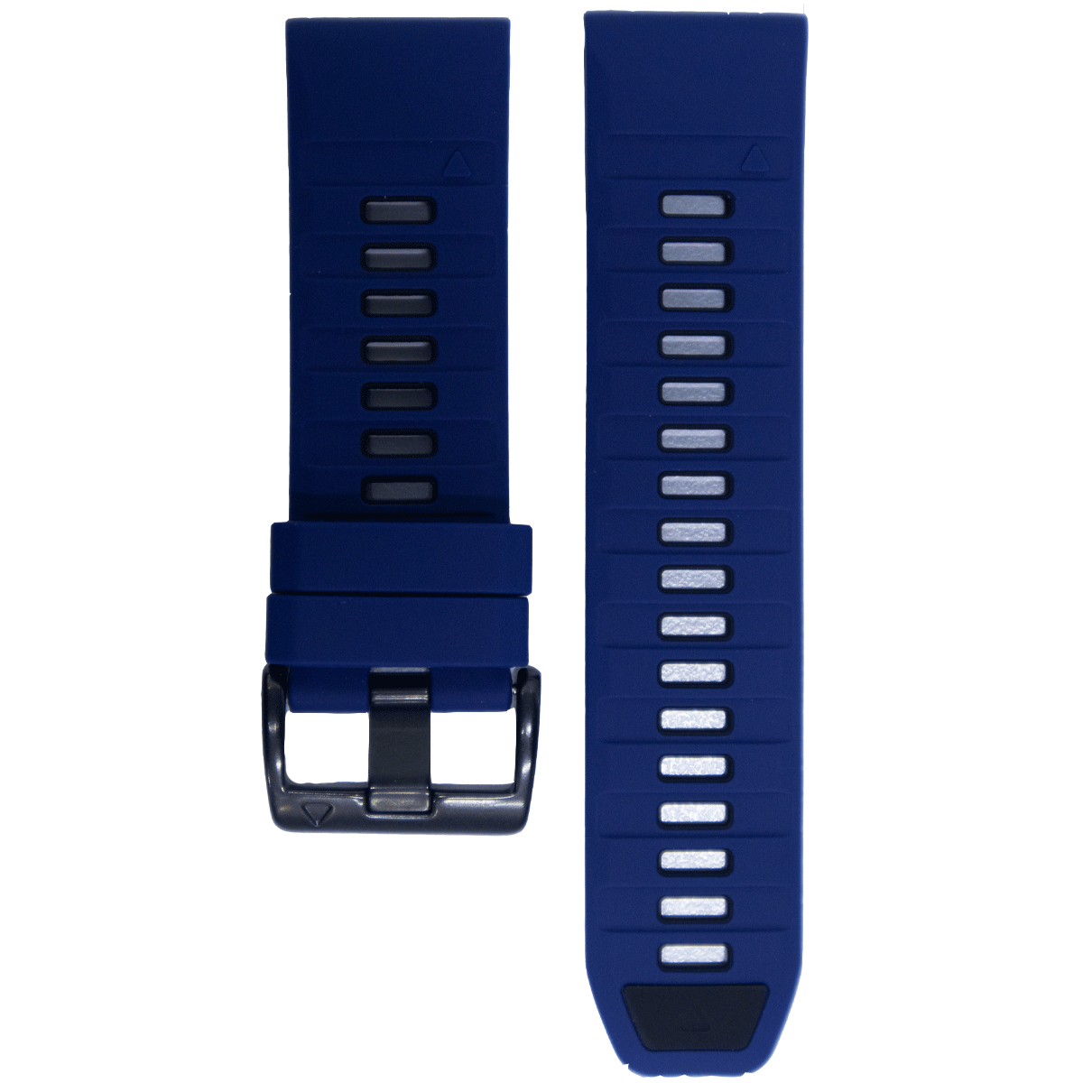 F8BK.22.1601-PULSO SILICONA GM. AZUL OSCURO CON NEGRO # 22