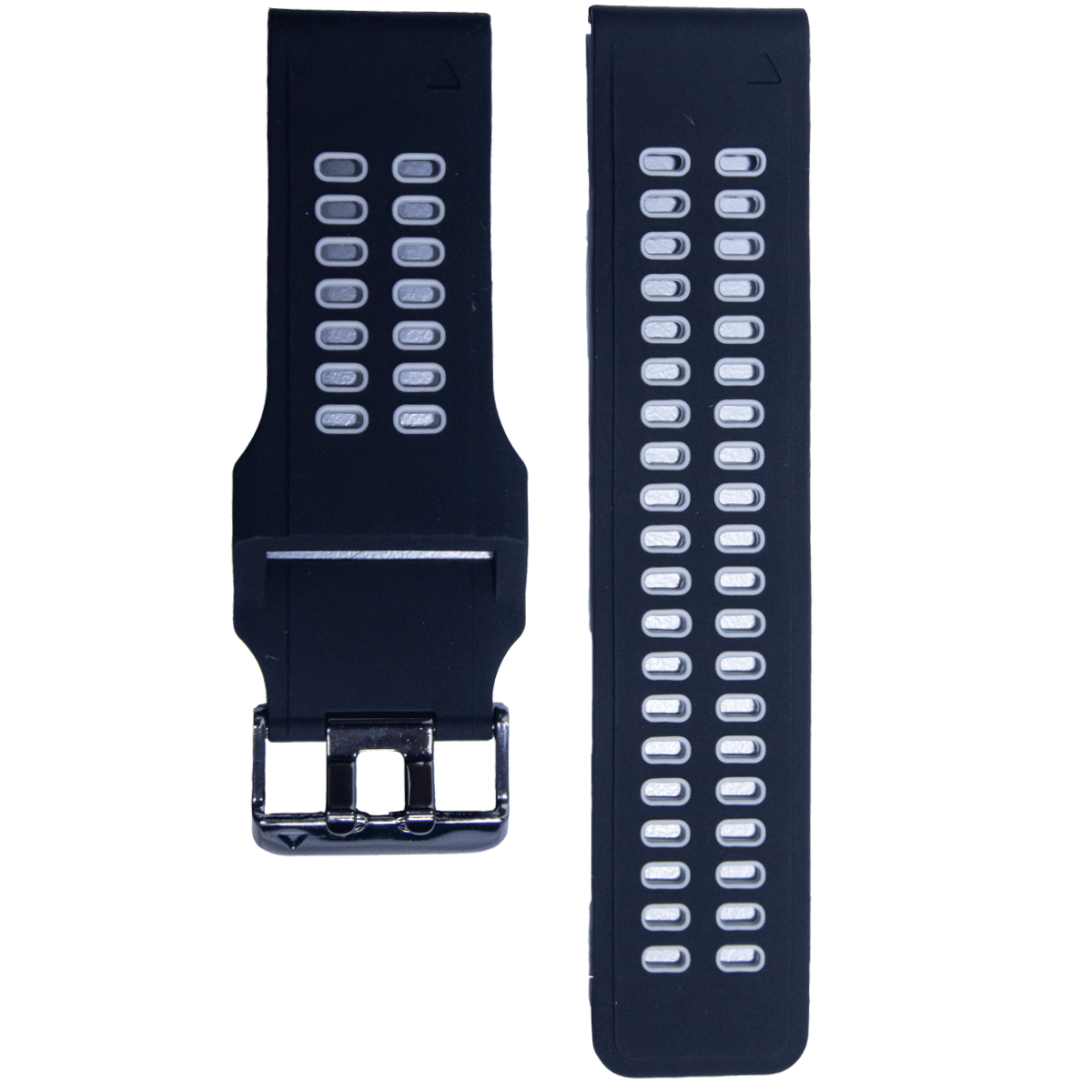 GM006BK.22.0107-PULSO SILICONA GM. NEGRO GRIS # 22