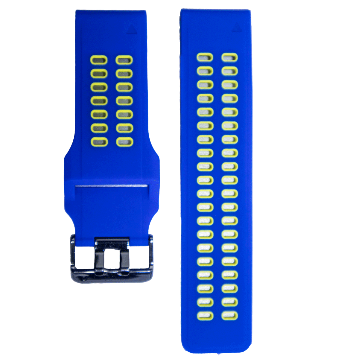 GM006BK.22.1310-PULSO SILICONA GM. AZUL REY AMARILLO # 22