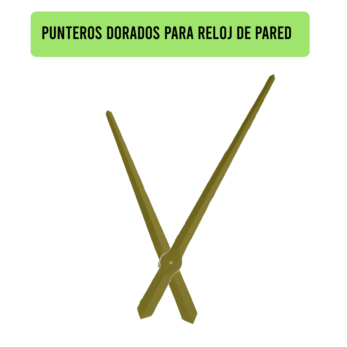3446G-39X31-PUNTEROS PARA RELOJ DE PARED DORADOS DIM. 39X31 CMS