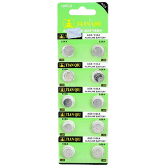 AG9-BATERIA TIANQIU 936 ALCALINA BLISTER X10