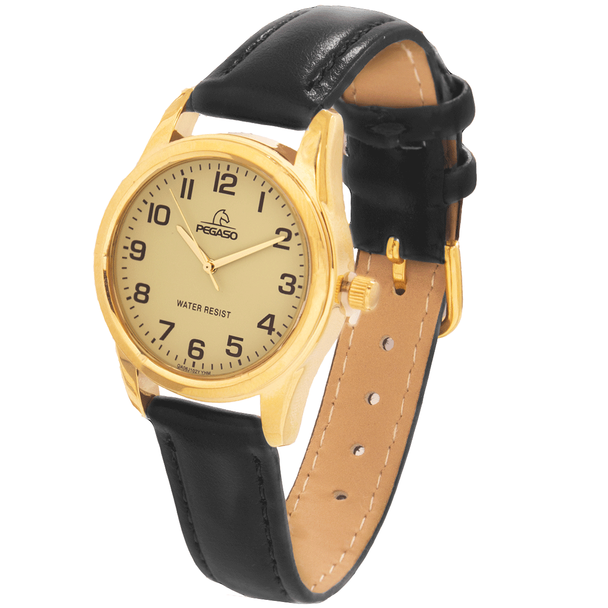 P6522G-RELOJ PEGASO CUERO DAMA CAJA DORADA-L011804A