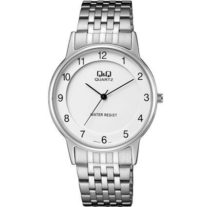 QA56J-RELOJ Q&Q P/M ACERO PLANO-204Y