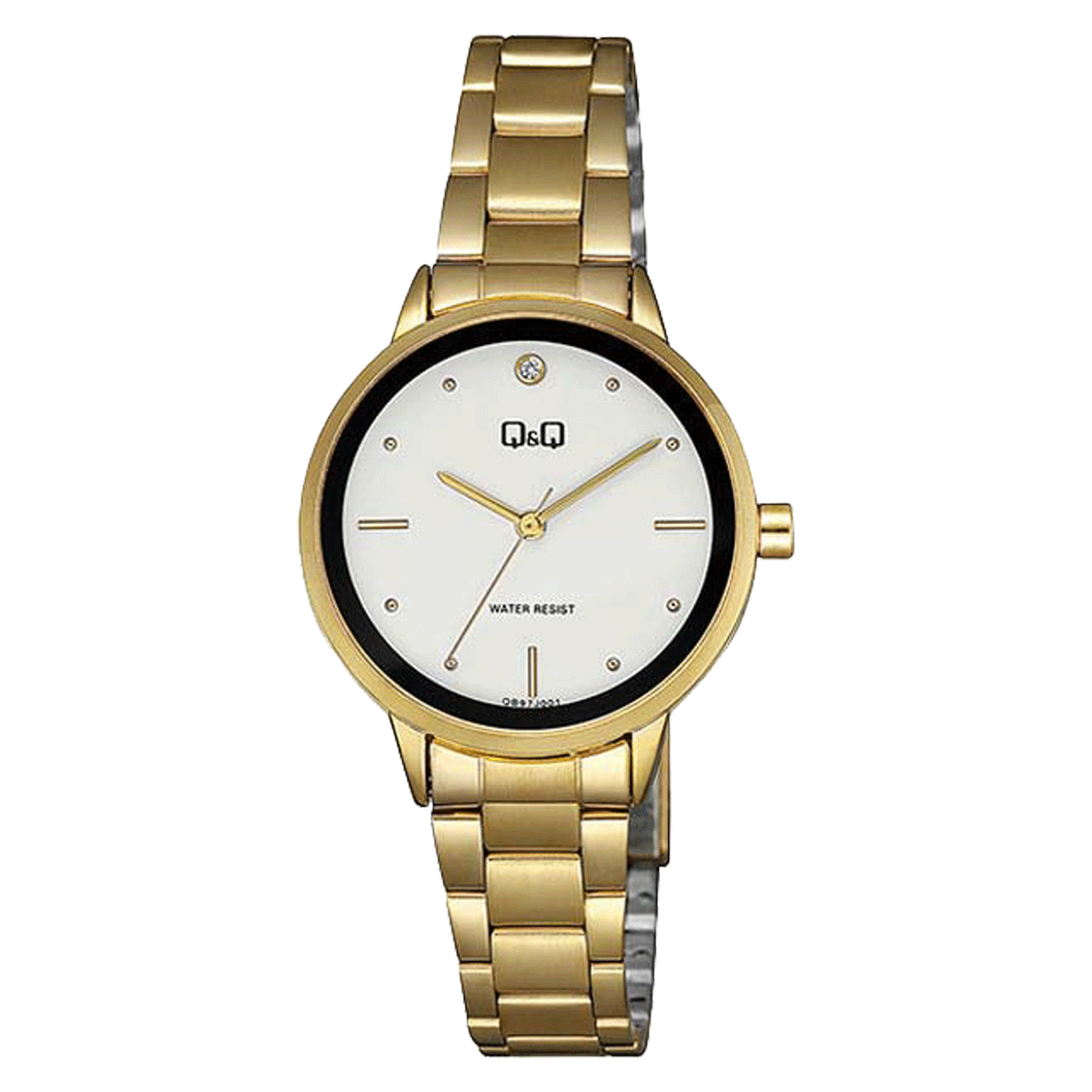 QB97J-RELOJ Q&Q P/M DORADO FASHION DAMA-001Y