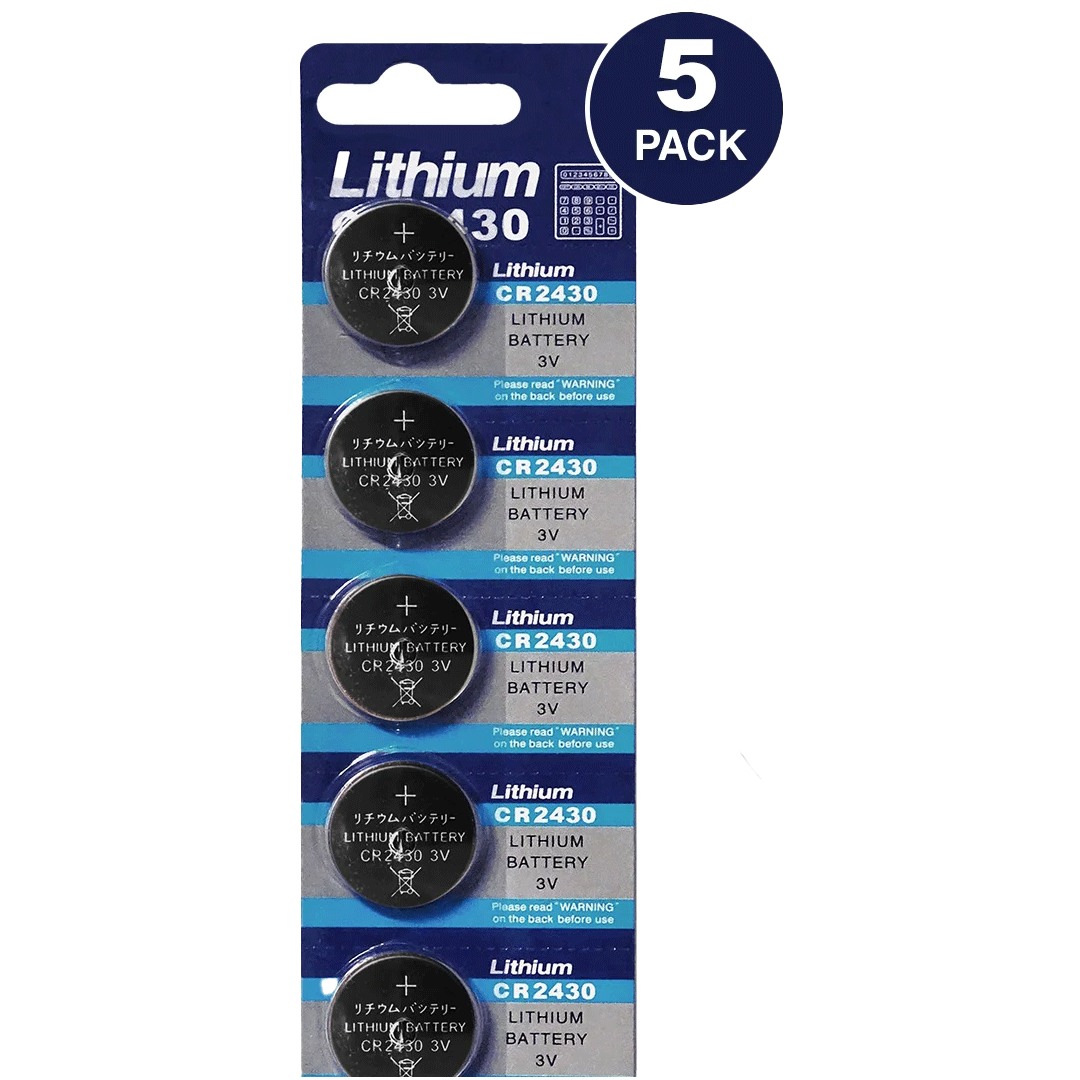 TCR-2430-BATERIA TIANQIU LITHIUM 3 V. BLISTER X 5 UNIDADES