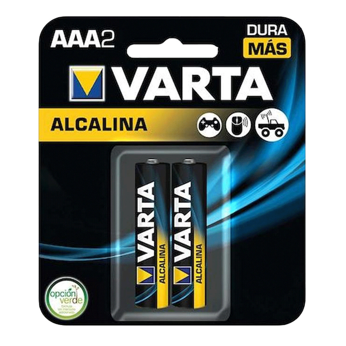 VT4903-2-BATERIA VARTA AAA ALCALINA BLISTER X 2 UNIDADES