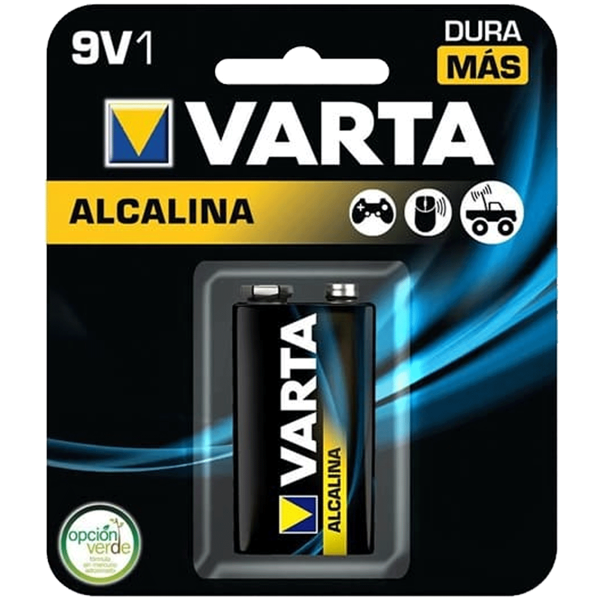 VT4922-1-BATERIA VARTA 9 V ALCALINA BL X 1