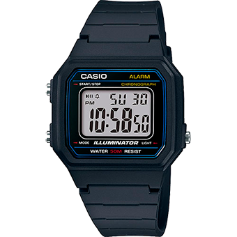 W-217H-RELOJ CASIO DIGITAL ILLUMINATOR-1AVDF
