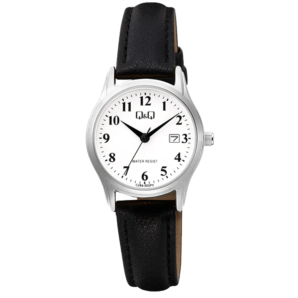 C28A-RELOJ Q&Q CUERO.DAMA-003PY