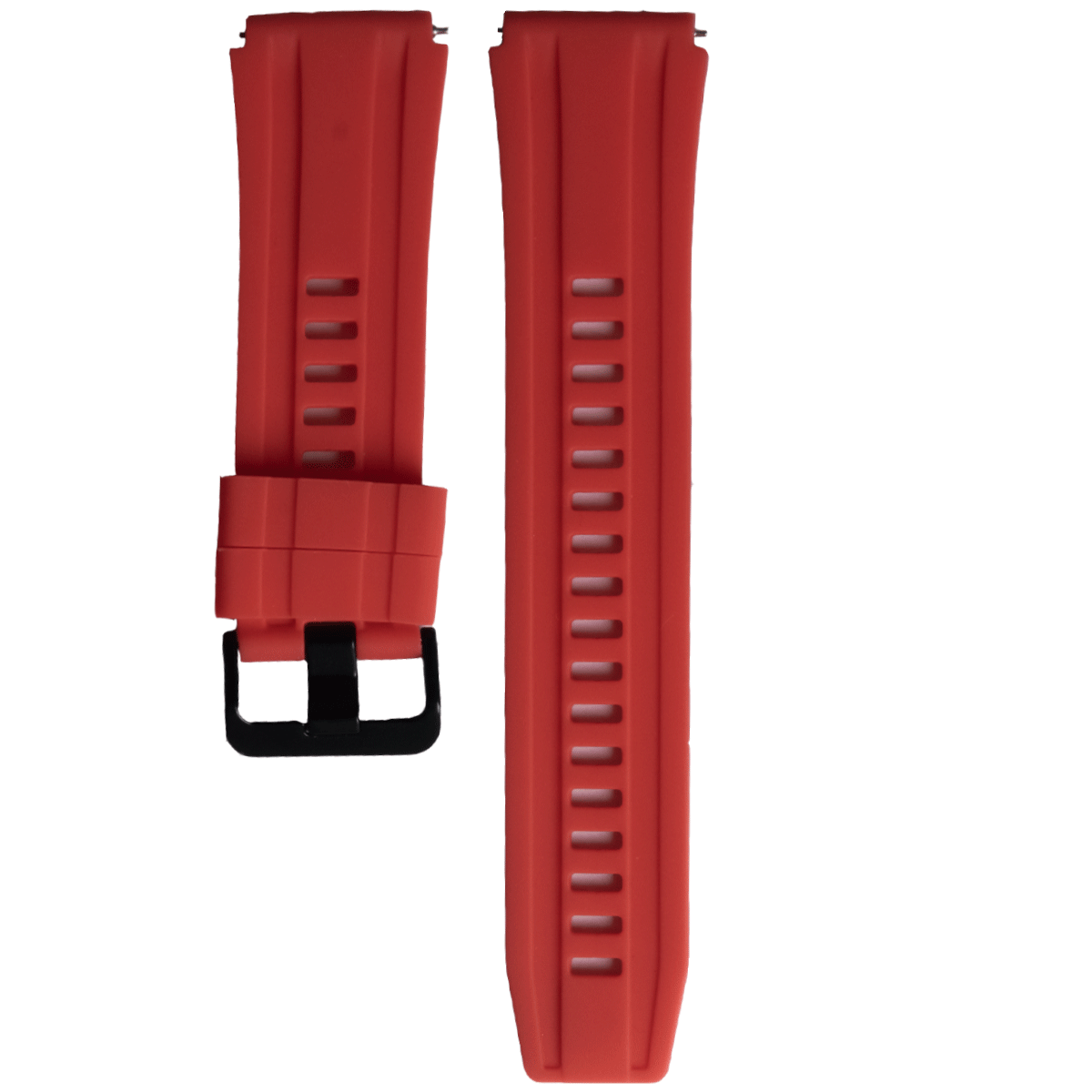 204BK.22.6-PULSO SILICONA CON PASADOR  ROJO #22