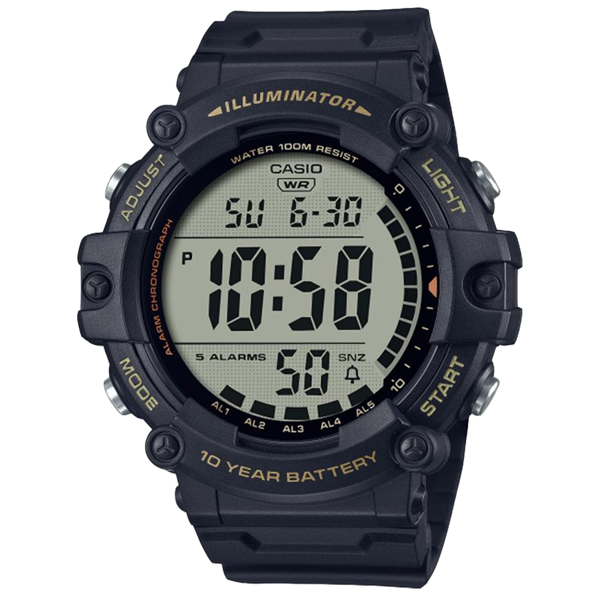 AE-1500WHX-RELOJ CASIO ILLUMINATOR 100M.-1AVDF
