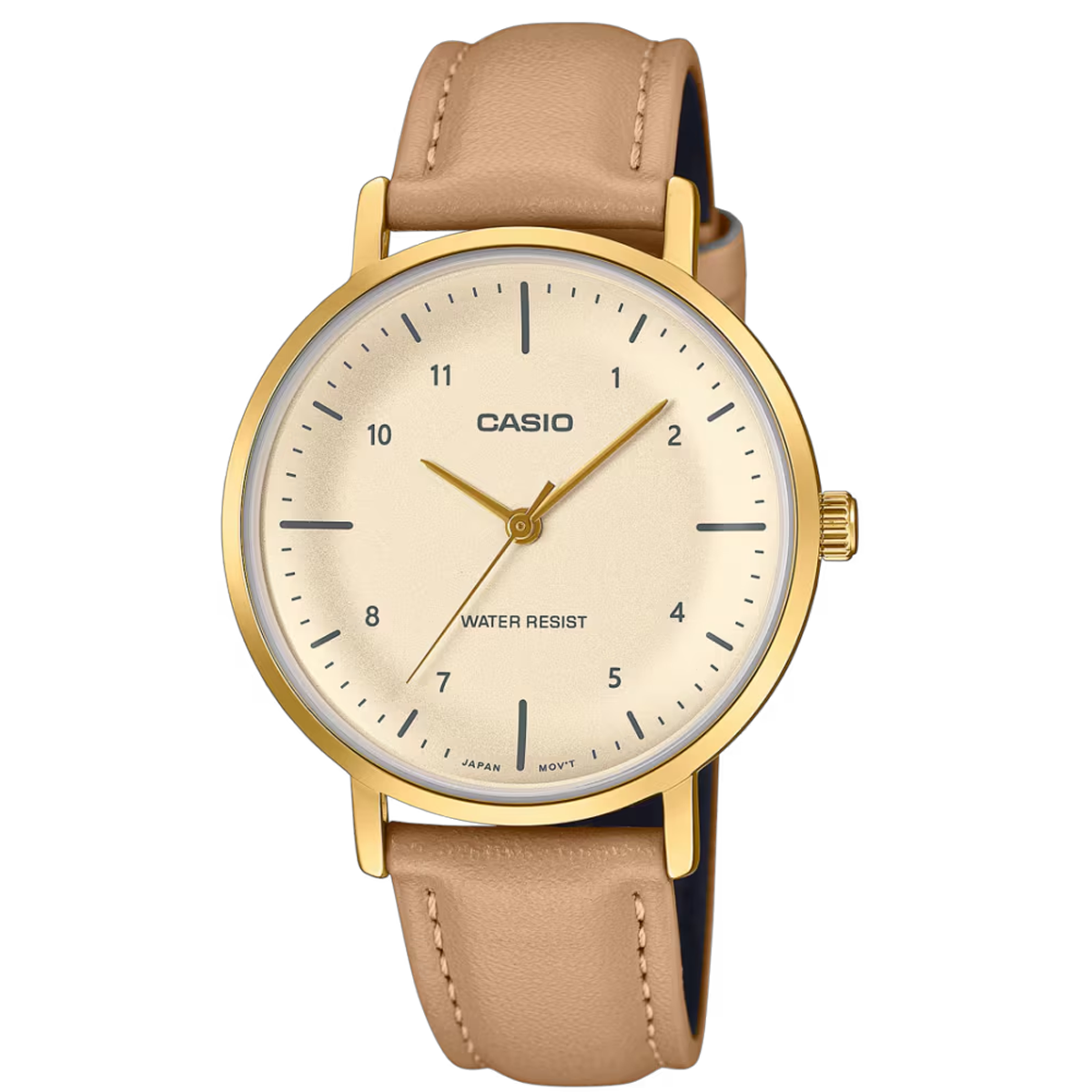 LTP-VT03GL-RELOJ CASIO P/CUERO DAMA-4BDF